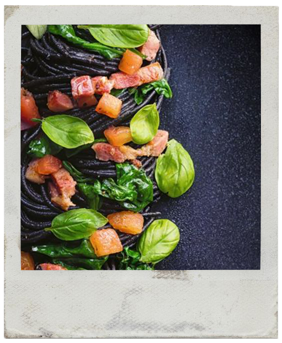 Cuttlefish Sauce Spaghetti